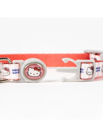 COFI 1453 Hello Kitty Katzenhalsband – Verstellbares Halsband für Katze aus Poly in Rot