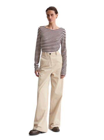 Marc O'Polo Ringel-Longsleeve regular in Dark Red