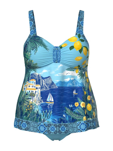 Ulla Popken Tankini in hell saphir