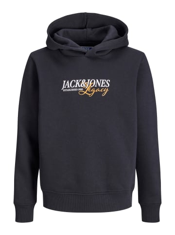 JACK & JONES Junior Hoodie Kapuzenpullover Logo-Print Jjjade in black big print