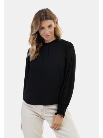 Usha Damen Blusenshirt in Schwarz