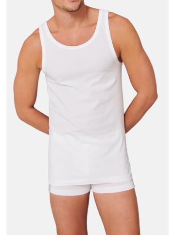 Schiesser Unterhemd / Tanktop 95/5 Cotton in Weiß