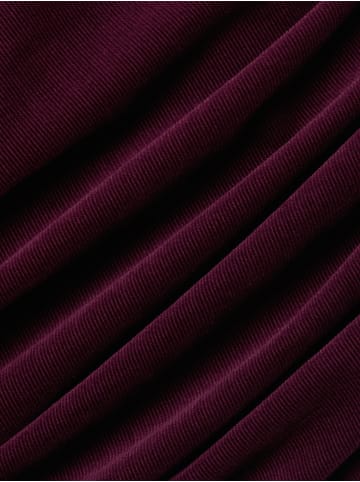 Marie Lund Cordbluse in bordeaux - 0039