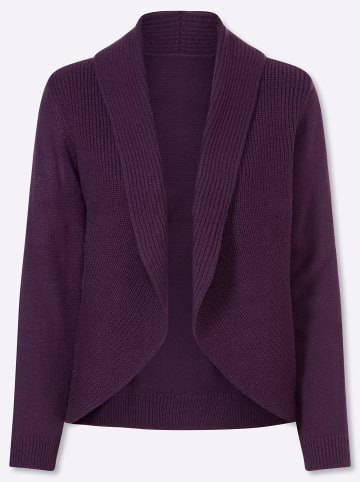 Sieh an! Strickjacke in traube