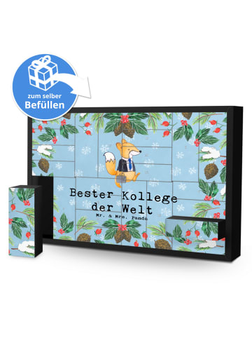 Mr. & Mrs. Panda Adventskalender Fuchs Bester Kollege der Welt m... in Eisblau