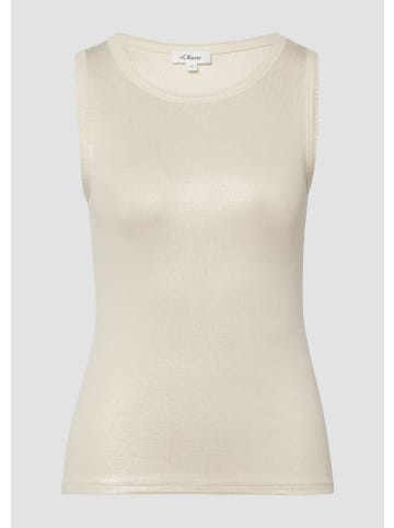 s.Oliver T-Shirt  in  8000_helles beige