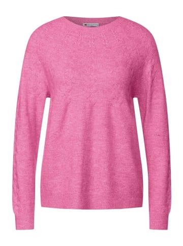 Street One Pullover in pink crush melange