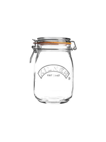 Kilner KILNER | Einkochglas, CLIP ROUND, klar, 1 L