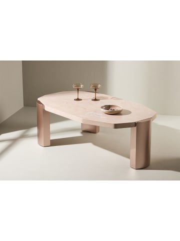 ebuy24 Couchtisch Kres Goldfarben 71 x 125 cm