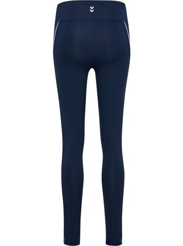 Hummel Leggings "Pulse Piping Mw Tights" in Blau