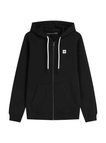 Scotch & Soda Sweatjacke in Schwarz
