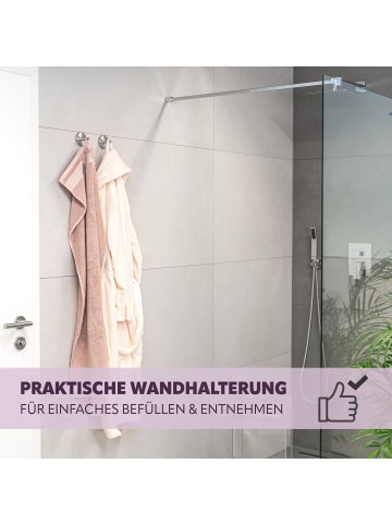 bremermann Bad-Serie PIAZZA 2er-Set Handtuchhaken ca. Ø 6 x 4,5 cm T