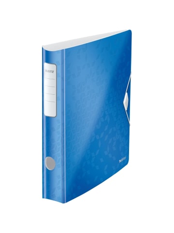 Leitz Ordner Active Wow 180 Grad 6cm blau metallic