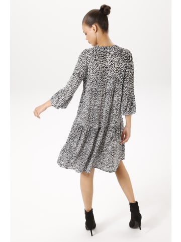 Aniston CASUAL Tunikakleid in wollweiß-schwarz