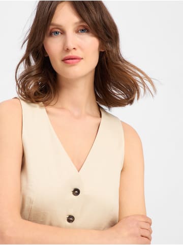 Marie Lund Weste in beige - 0001