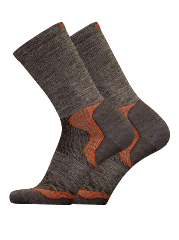 UphillSport Socken 'MALLA' 2er Pack in Grey