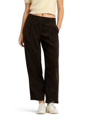 CAMBIO  Ortensia Cord Hose mit Gürtelschlaufen in Dark Ebony