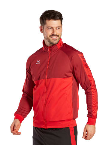 erima Unisex Erwachsene, Erwachsene Six Wings Worker Jacke, Trainingsjacke in rot/bordeaux