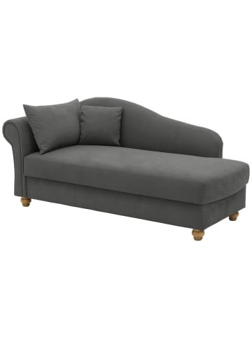 58 aufm Kessel RECAMIERE Armlehne links Katrinka Flachgewebe grau