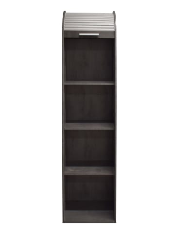 58 aufm Kessel JALOUSIESCHRANK Eadi 46 x 44 x 192 Rollladenschrank Graphit/Weiß