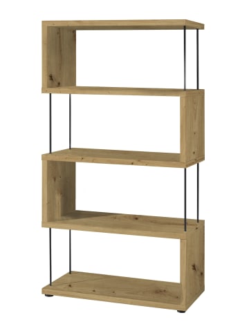 58 aufm Kessel REGAL Elga 66x33x126 Bücherregal Standregal asteiche