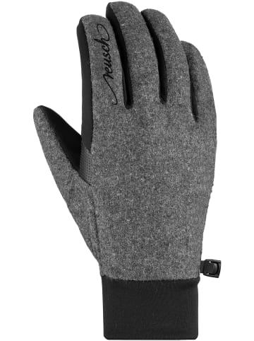 Reusch Fingerhandschuhe Saskia Touch-tec in 7711 black / grey alpine melan