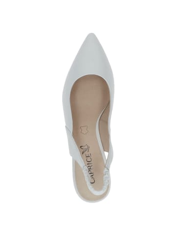 Caprice Slingpumps in WHITE PERLATO