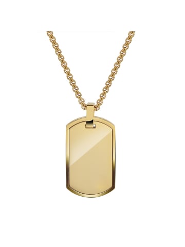 Adeliás Unisex Halskette mit Anhänger – aus Edelstahl in gold