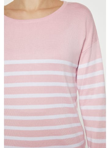 usha BLUE LABEL Damen Pullover in HELLROSA WEISS