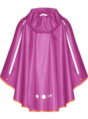 Playshoes Regenponcho faltbar in Beere