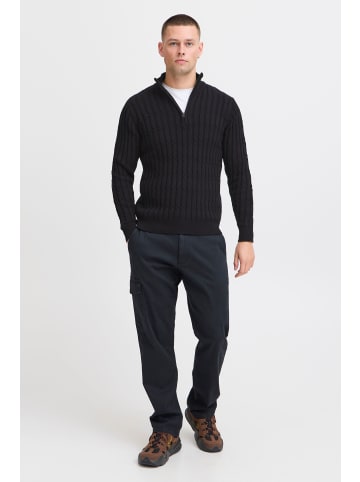 INDICODE Troyer IDPaulo 35414MM Strickpulli mit Stehkragen in Schwarz