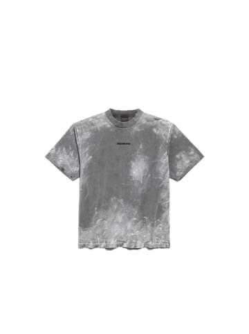 Balenciaga T-Shirt Grau mit Logo Print