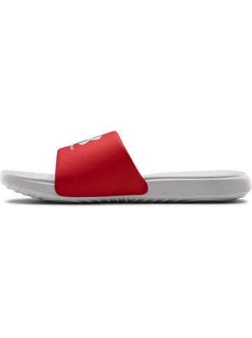 Under Armour "Slides UA Ansa Fixed" in Grau