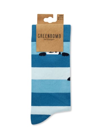 GreenBomb Socks Panda Stripes 2 in Mix