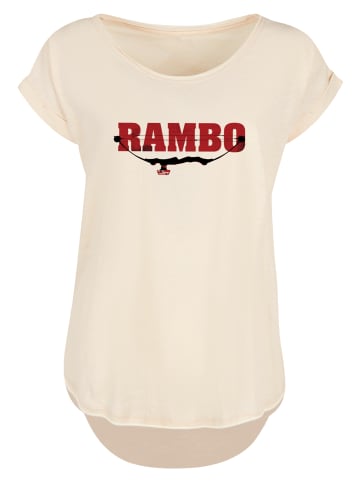 F4NT4STIC Long Cut T-Shirt Rambo Logo Compound Bow in Whitesand