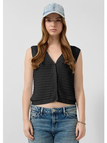 QS Strickjacke in 9999_schwarz