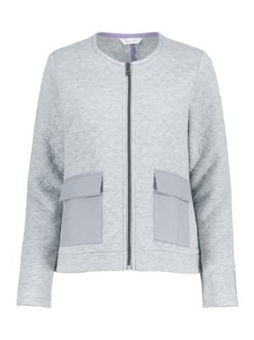 Gina Laura Kurzjacke in grau melange