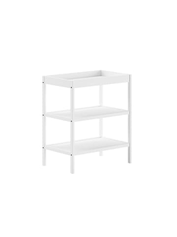 58 aufm Kessel WICKELREGAL Kara-lynn 79x50x95 aus Buche Massivholz Farbe Weiß