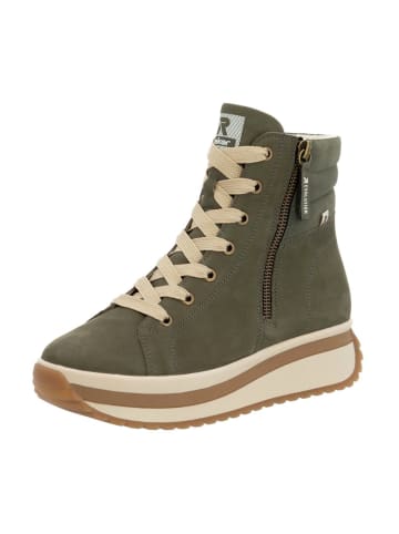 rieker Schnürboots in Grün