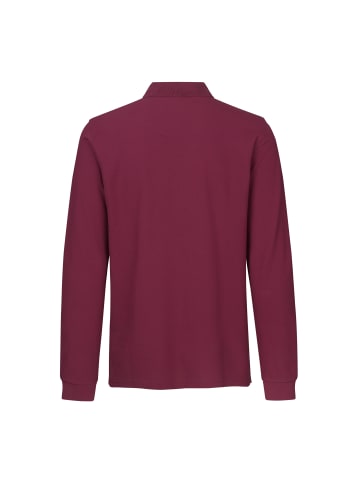 IDENTITY Polo Shirt stretch in Bordeaux