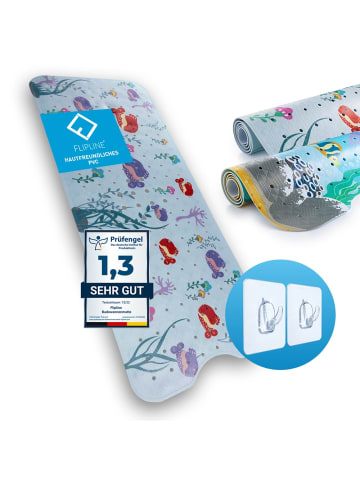 Flip Badewannenmatte Tropic 100x40cm  Transparent