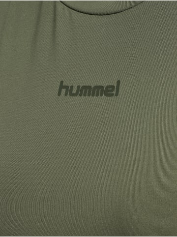 Hummel T-Shirt Hmlfast Damen in DEEP LICHEN GREEN