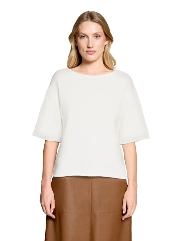 Betty Barclay Strickpullover kurzarm in Rohweiß