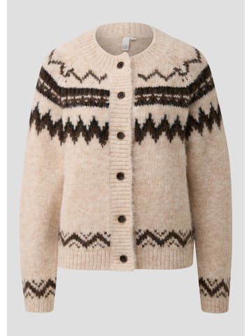 QS Strickjacke in 02X0_creme
