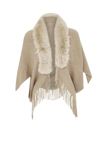 CHANI Poncho in Beige