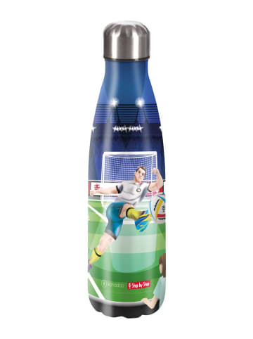 Step by Step Edelstahl-Trinkflasche Soccer Ben in blau