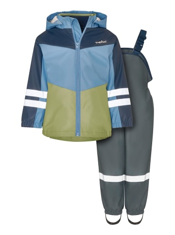 Playshoes Regen-Set 3-in-1 in dunkelgrau