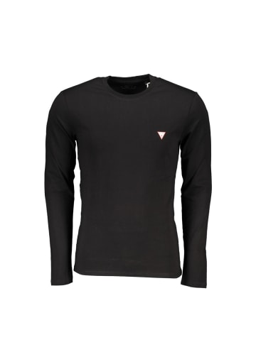 Guess Jeans Schwarz Herren T-Shirt aus Bio und Baumwolle