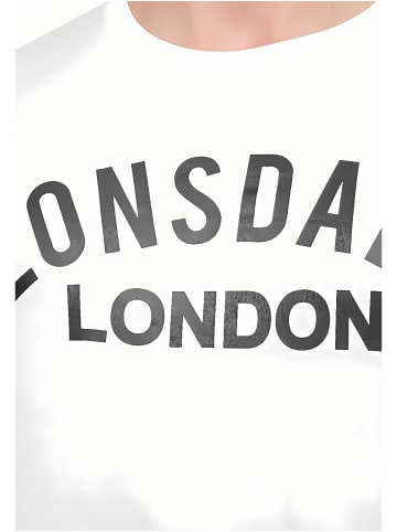 Lonsdale T-Shirt "Bradfield" in Weiß