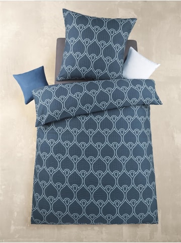 Carpe Sonno Seersucker Bettwäsche in Blau